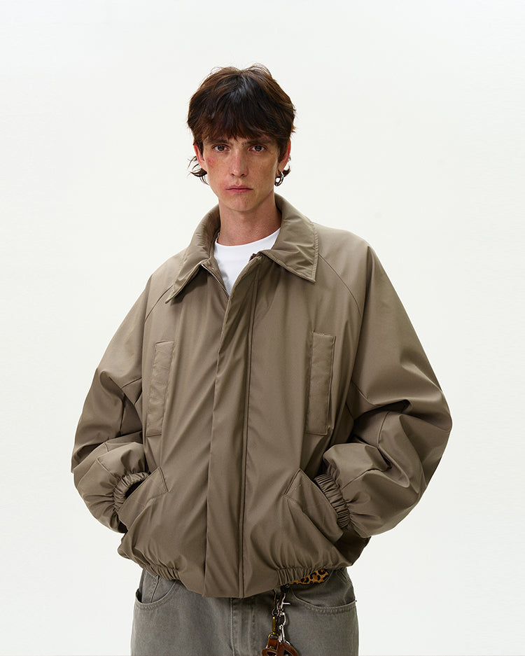 Solid color casual light cotton jacket