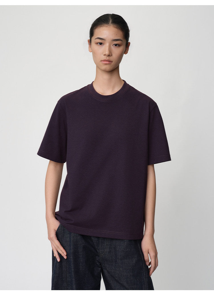 Relaxed-Fit Basic Round-Neck T-Shirt