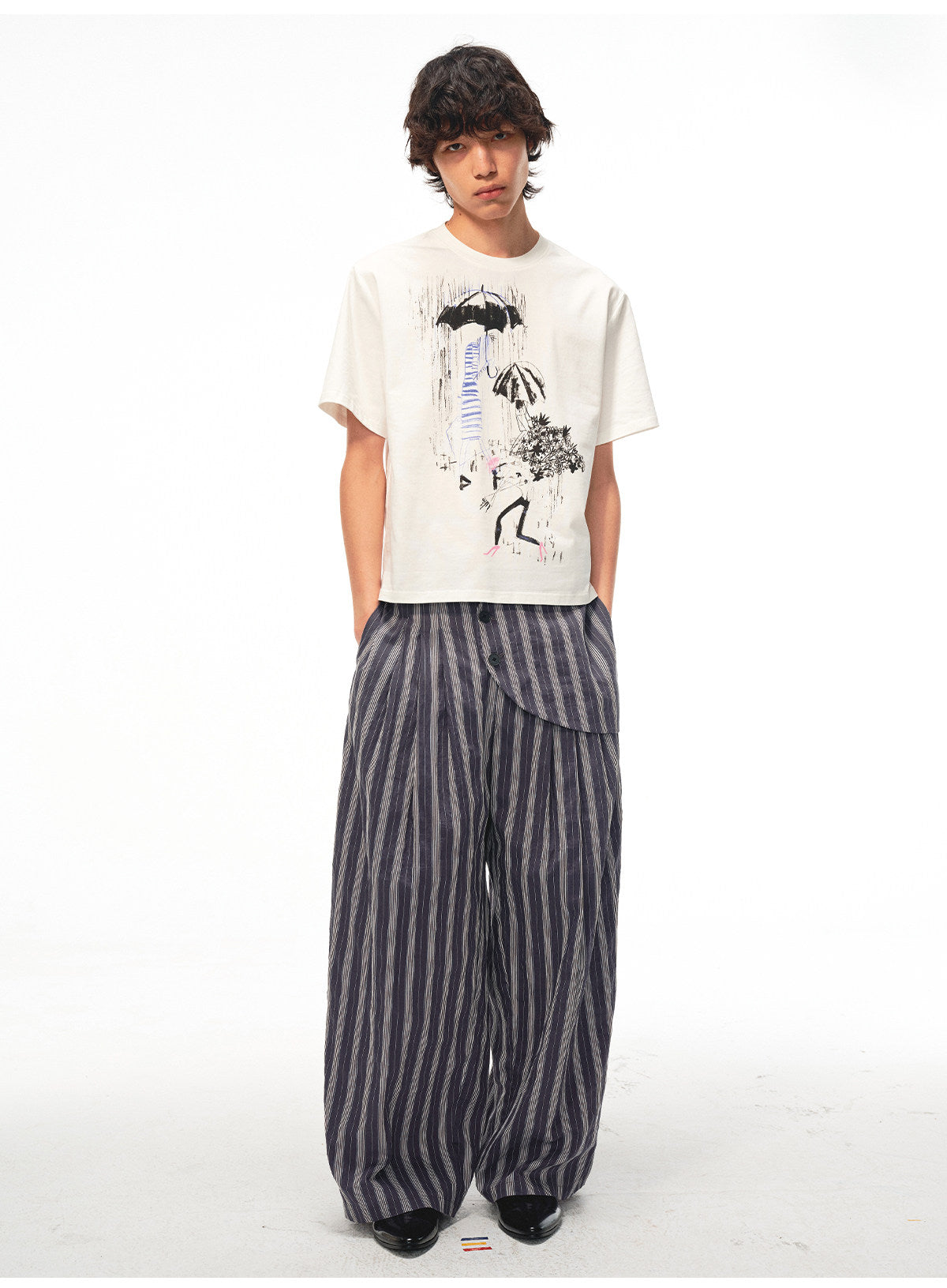 Lightweight and breathable digital direct-print T-shirts