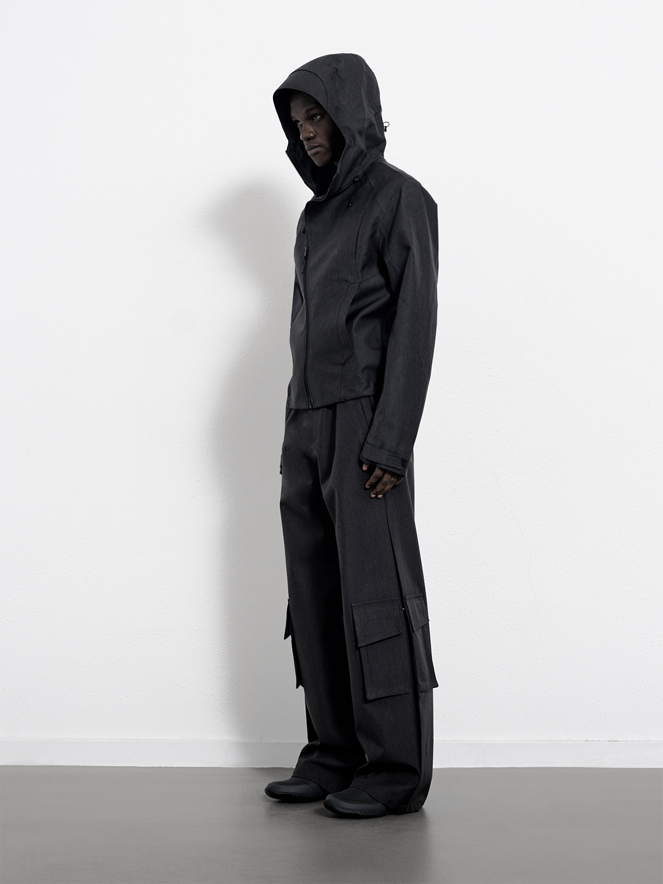 Side-open casual waterproof pants