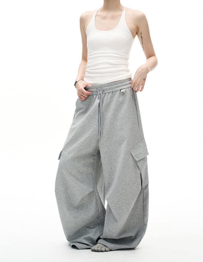 Multi-pocket design sweatpants