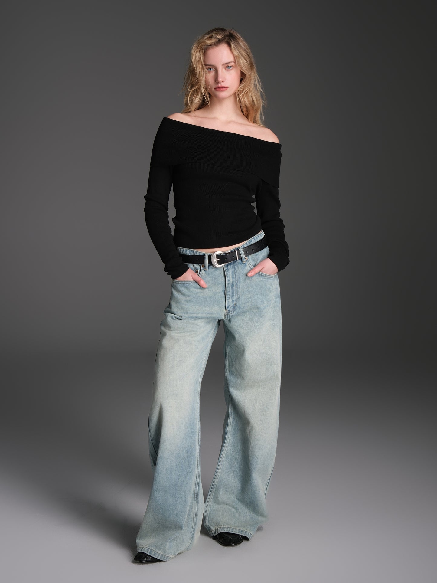 Scimitar wash jeans