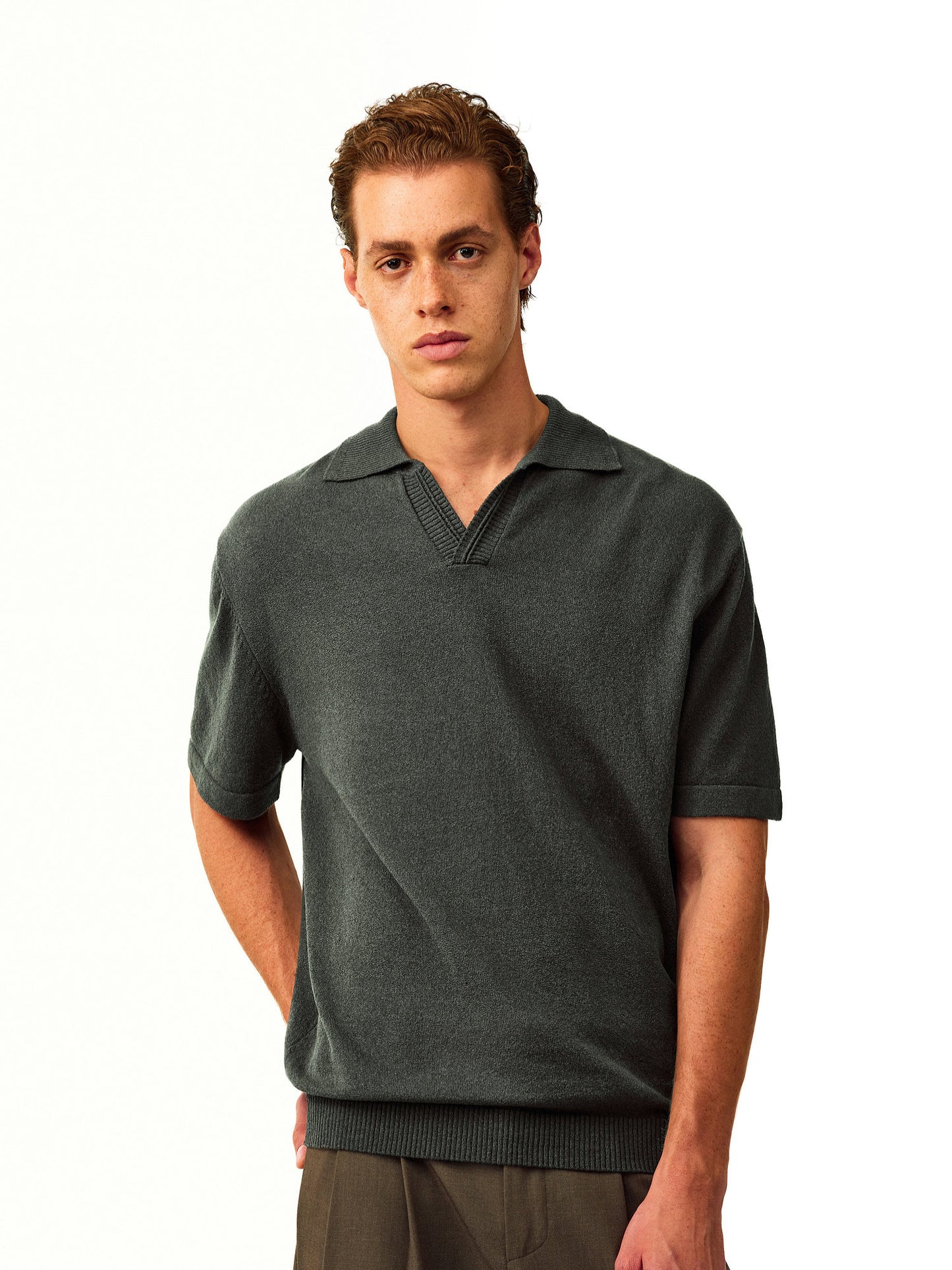 Blended Cotton Knit Shirt