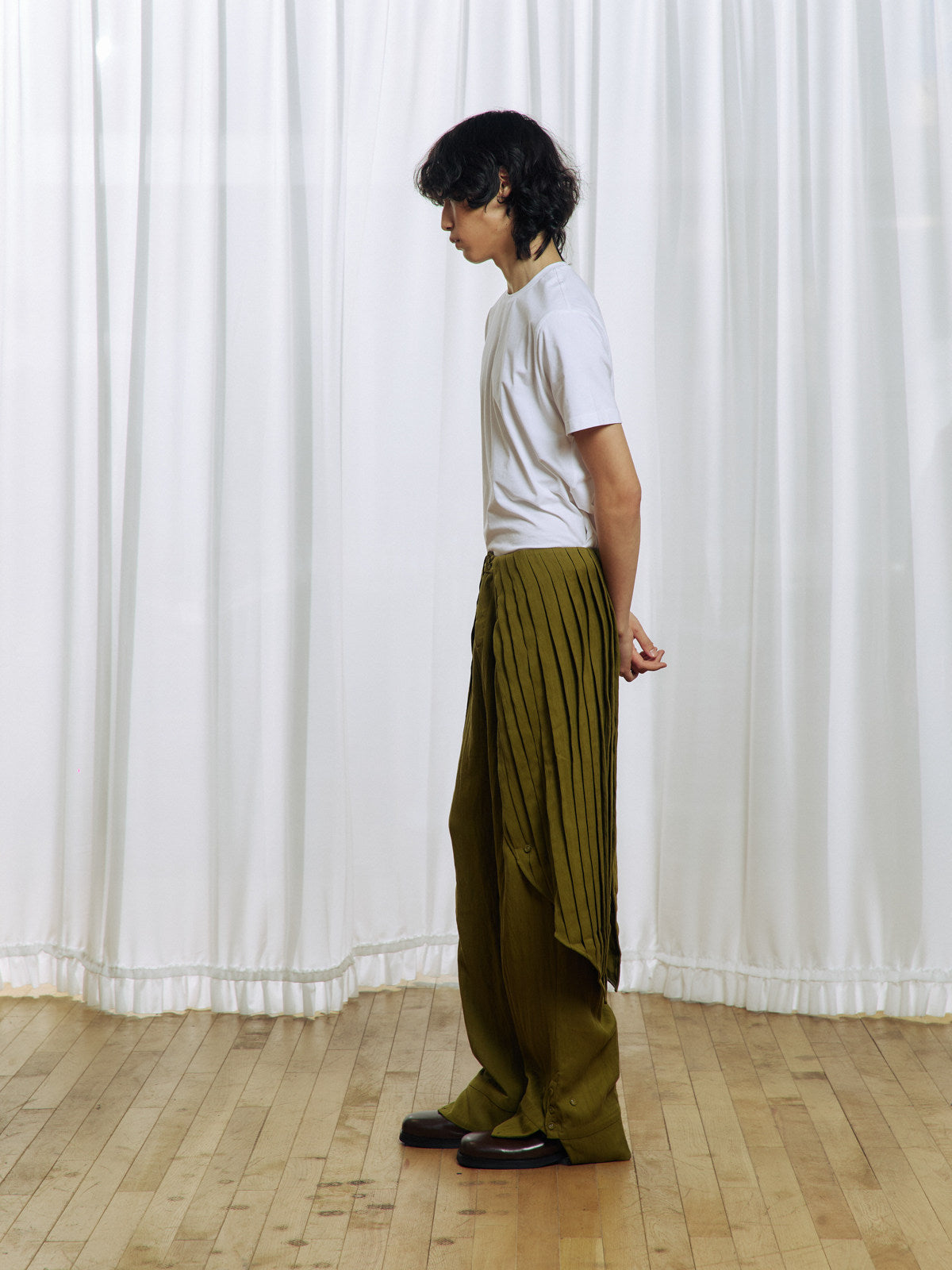 Pleated Casual Pants
