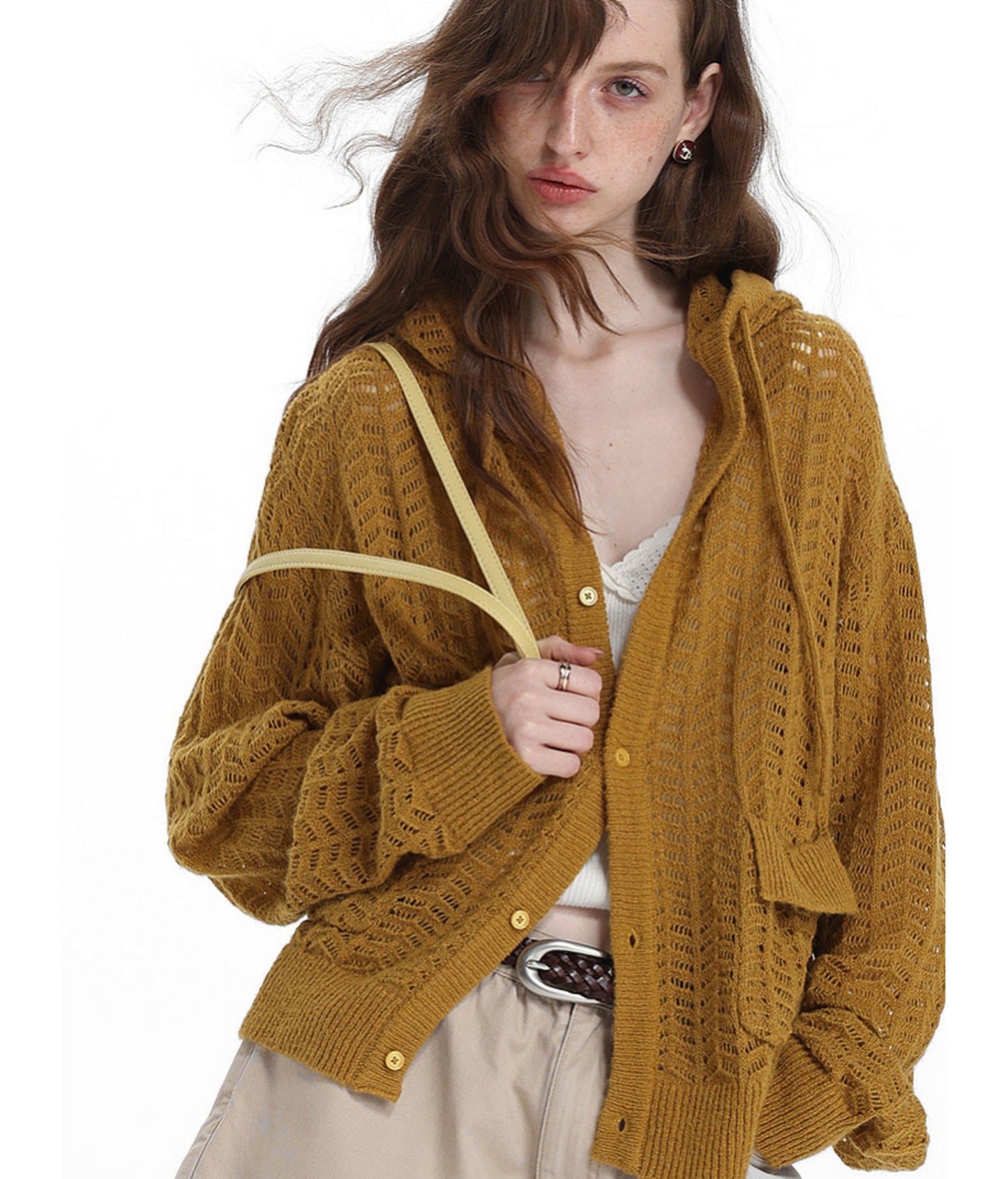 Lightweight Hooded Sweater Jacket