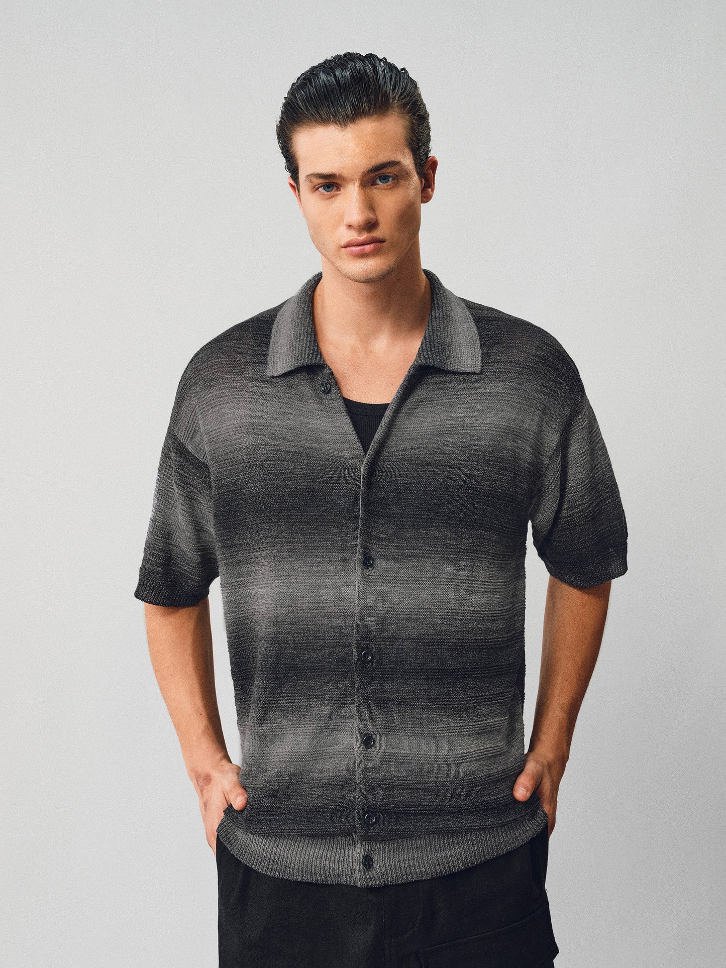 Washi Yarn Knit Shirt