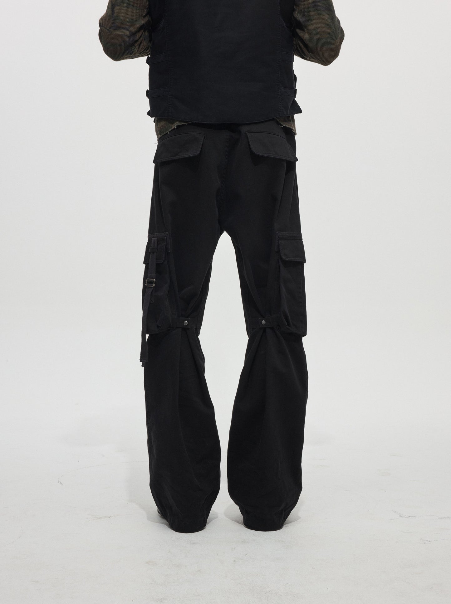 Webbing-Washed Cargo Pants