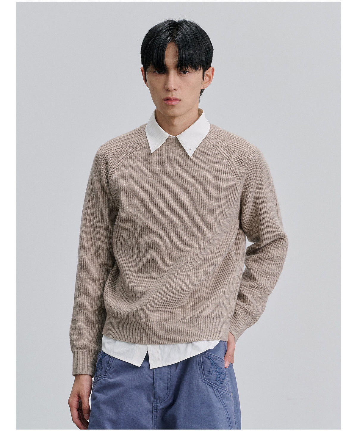 Soft Round-Neck Sweater