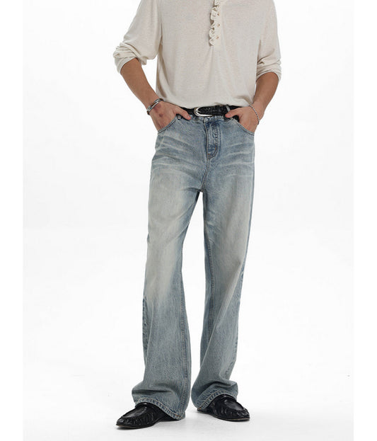 Vintage Heavy-Duty Honeycomb Denim Pants