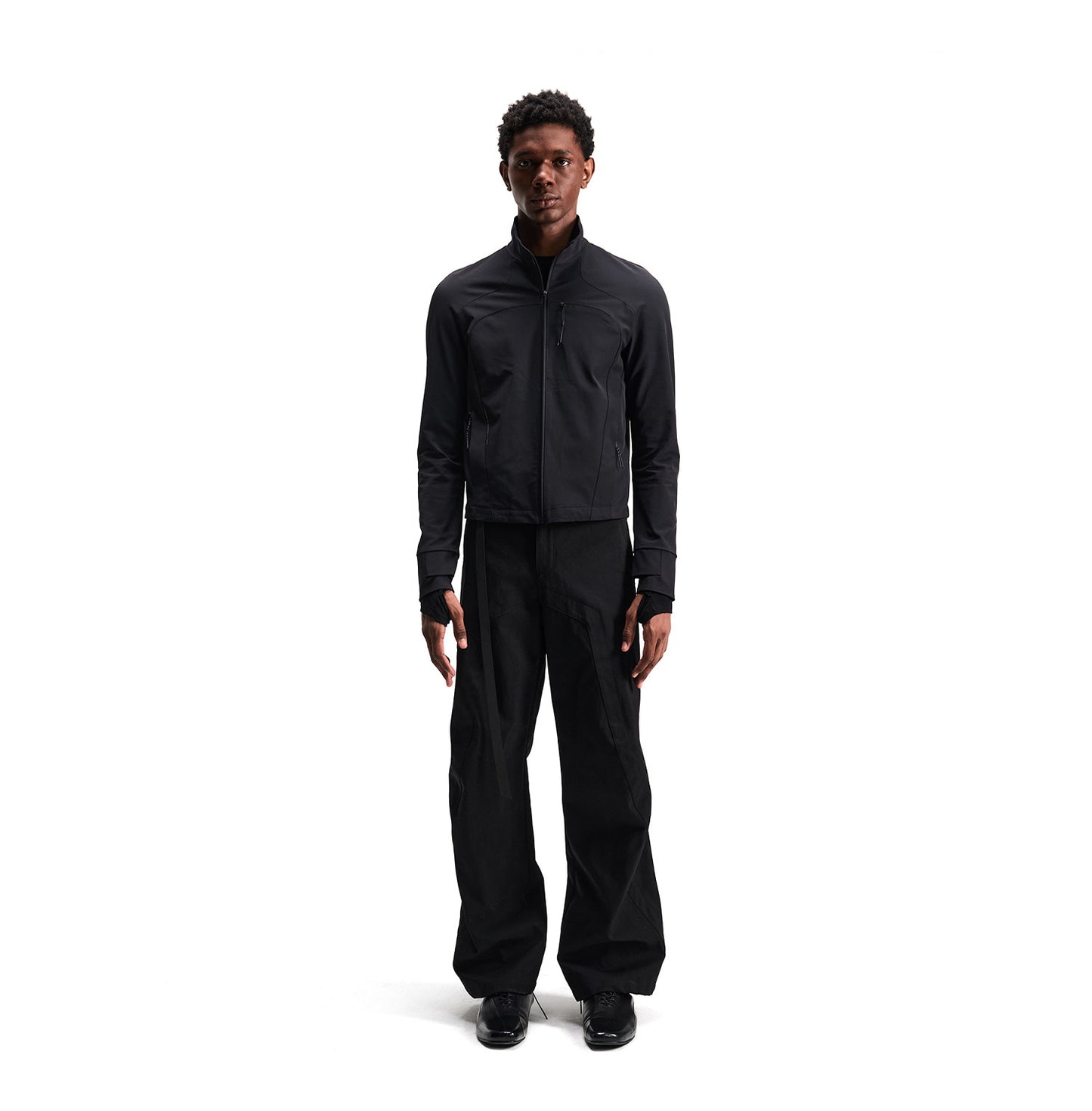 Water-repellent nylon casual pants