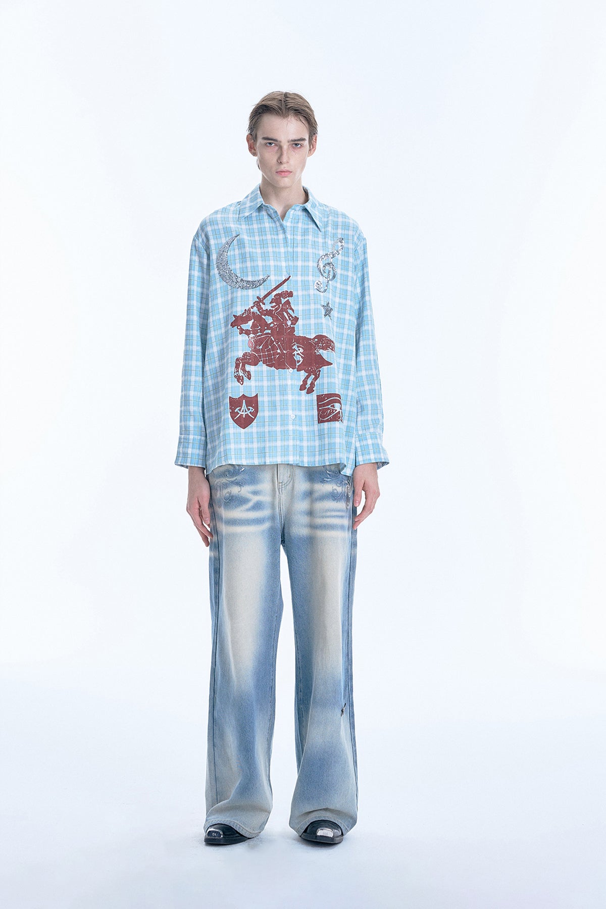 Plaid don Quijote shirt