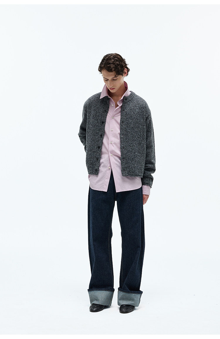 High-Twist Narrow-Width Jeans