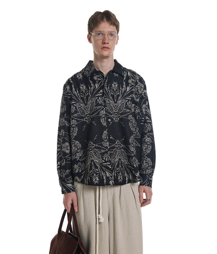 Loose-Fit Floral Shirt