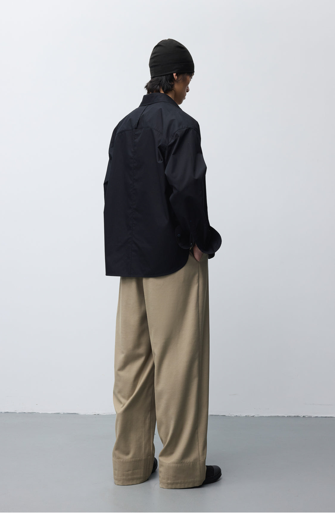 Elasticity Loose-fitting straight pants