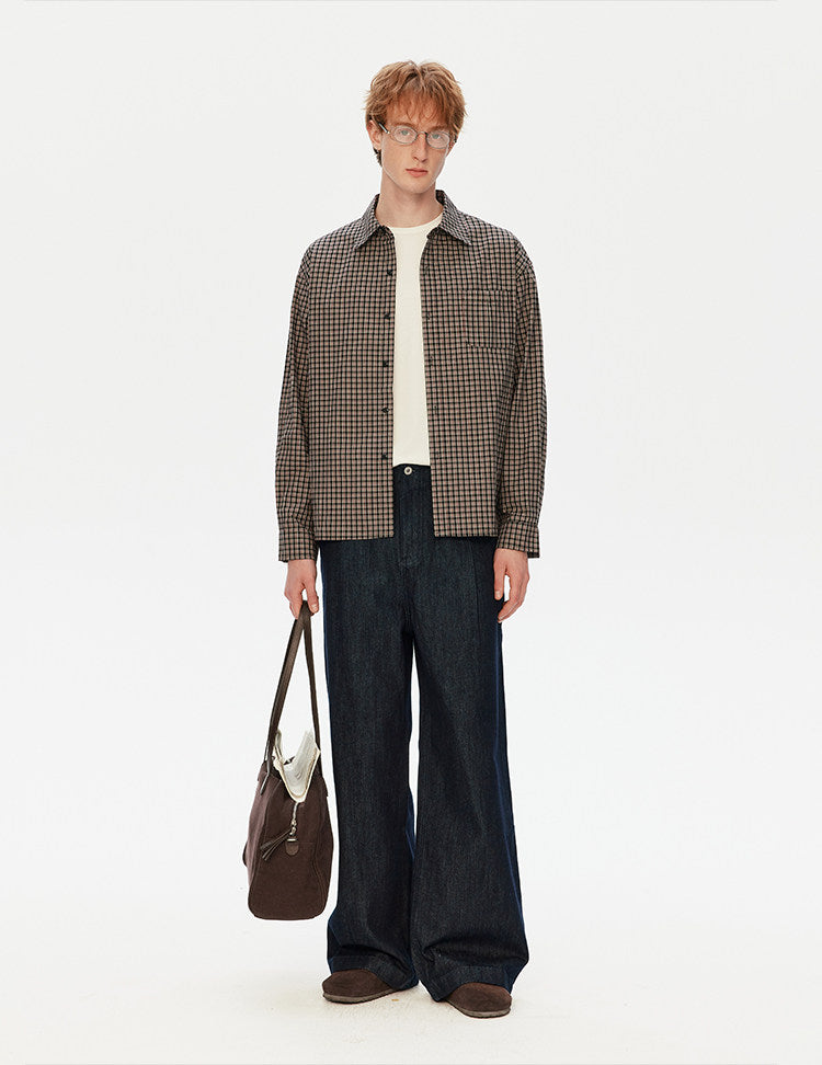 Old Money Style Check Shirt