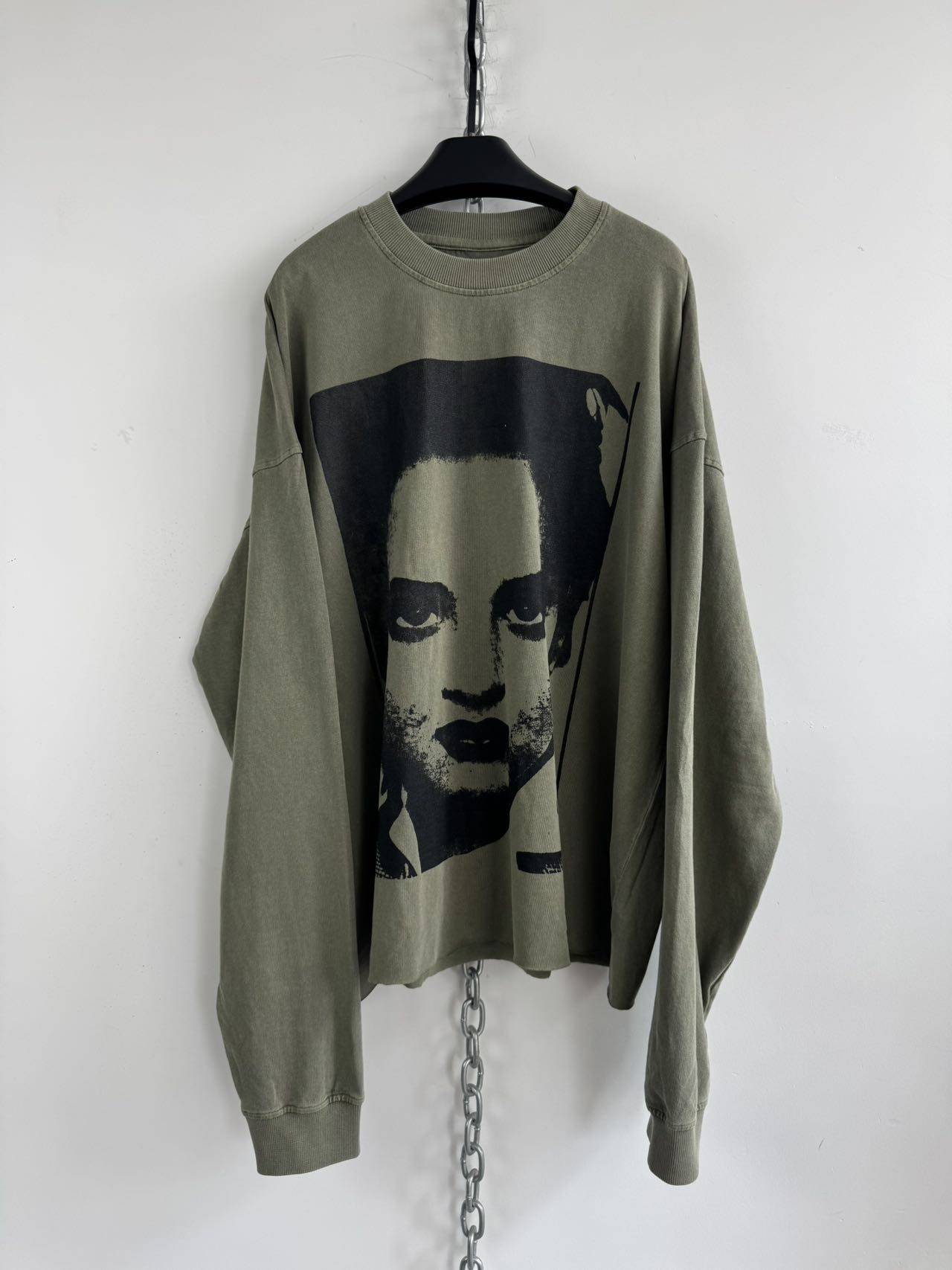 Distressed Wash Print T-Shirt