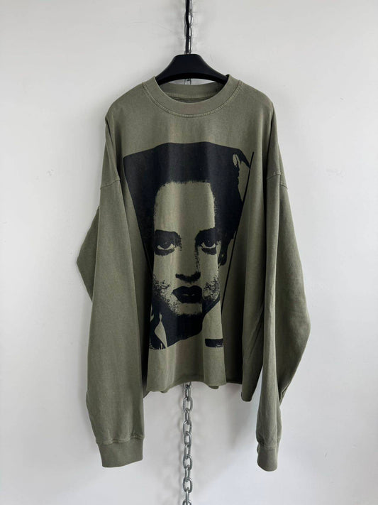 Distressed Wash Print T-Shirt