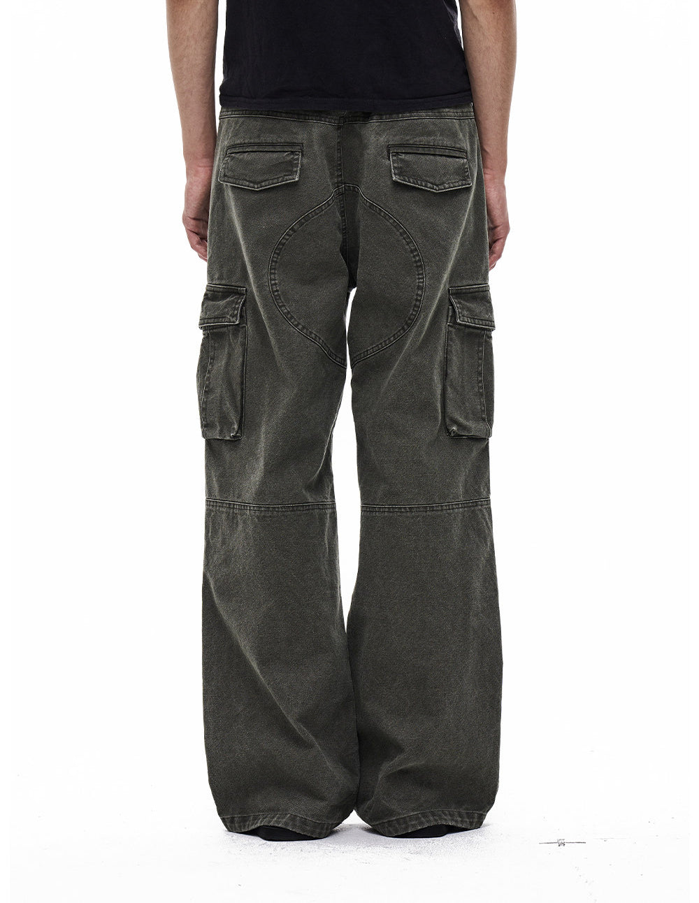 Distressed Multi-Pocket Cargo Pants