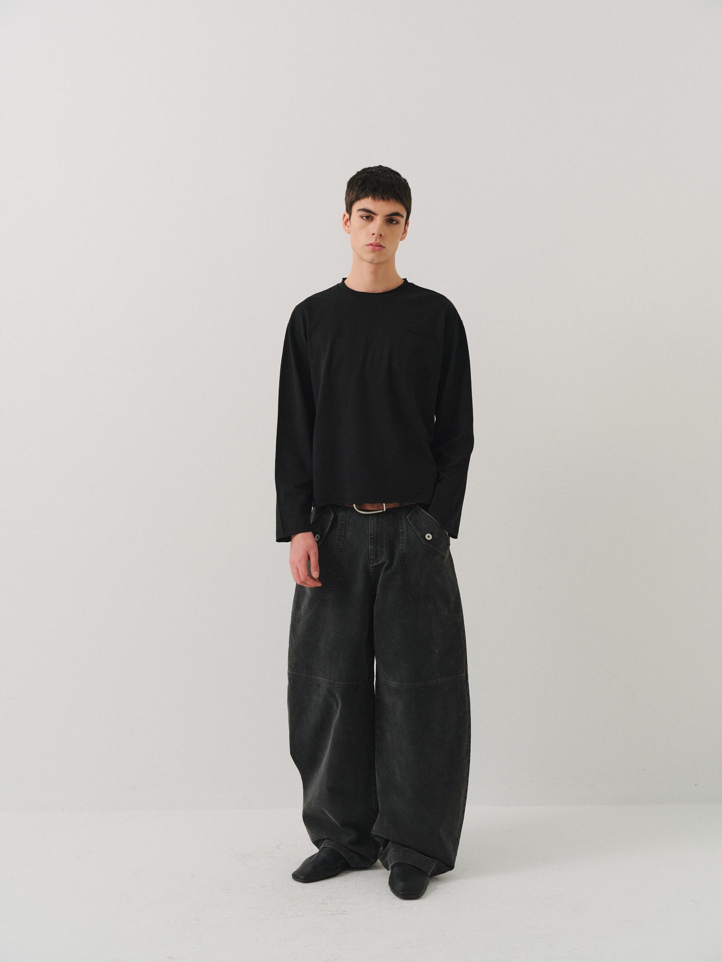 Rolled Hem All-Purpose T-Shirt