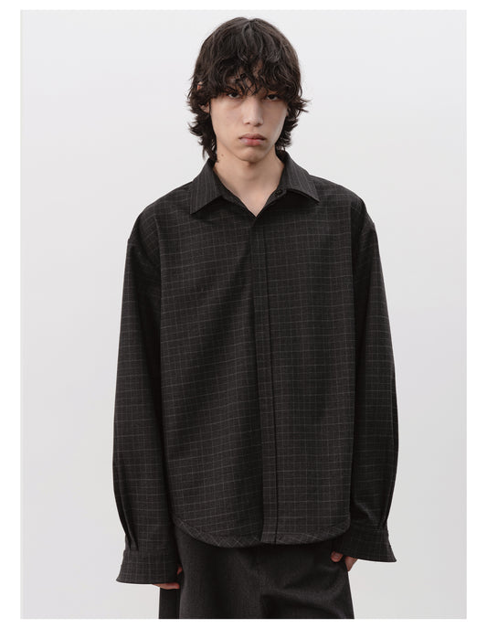 Wrinkle-resistant silhouette shirt