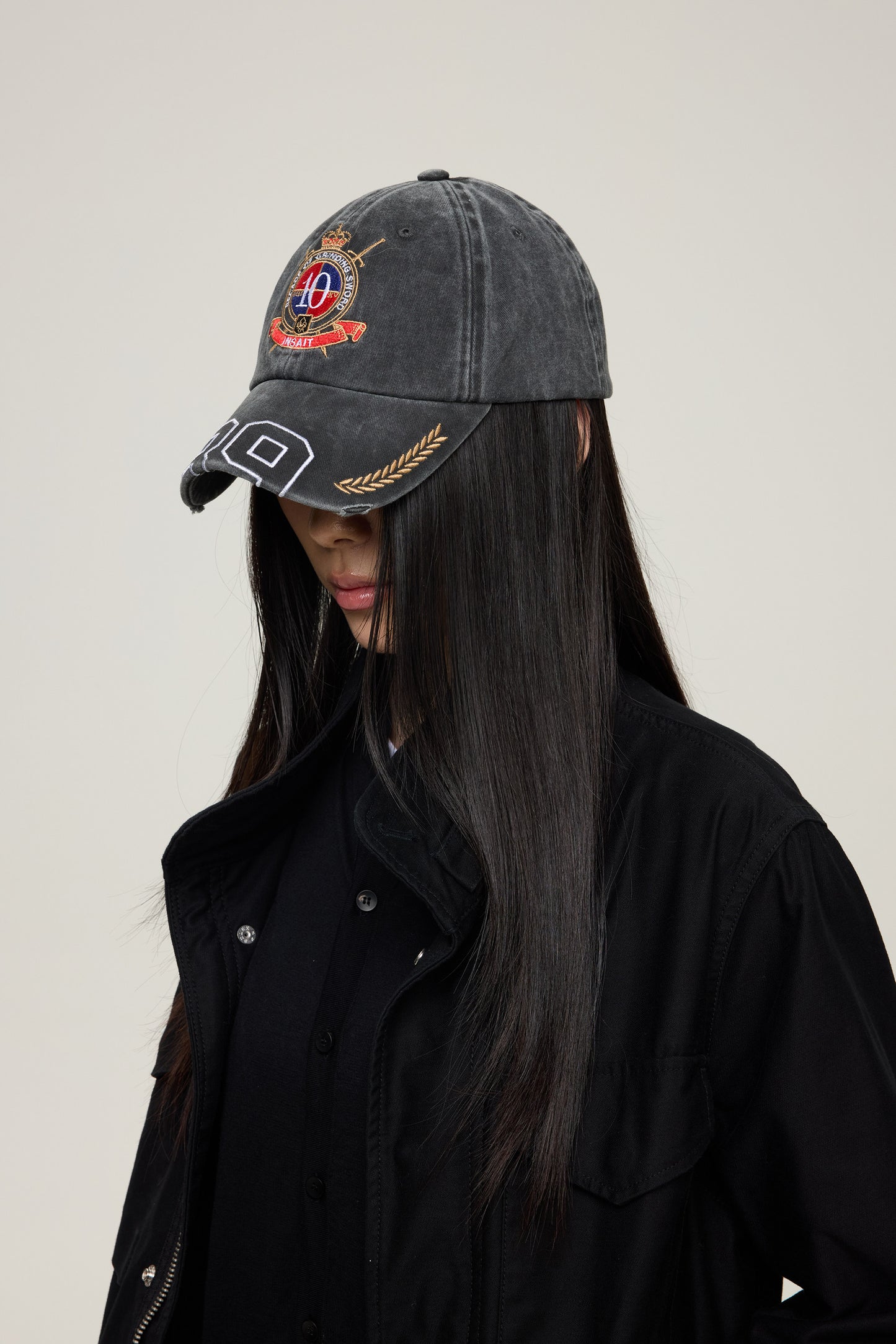 Washable Baseball Cap with Commemorative Embroidery