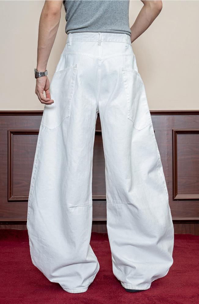 Large pockets Scimitar wide leg pants