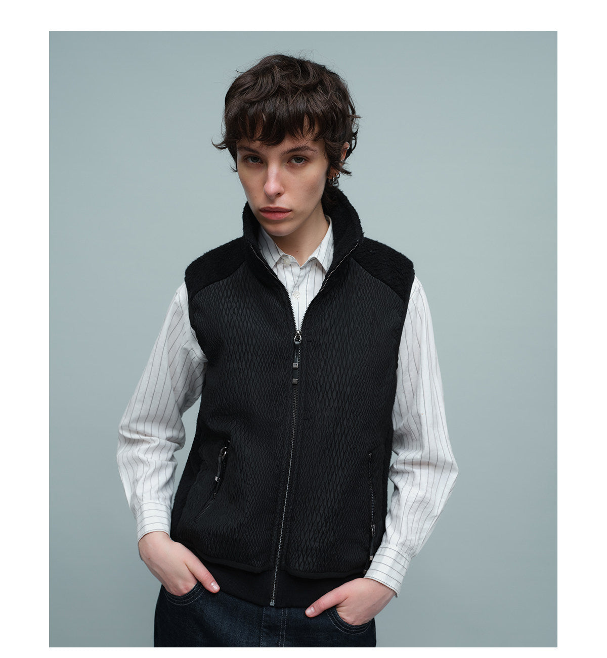 Crepe-Blend Vest