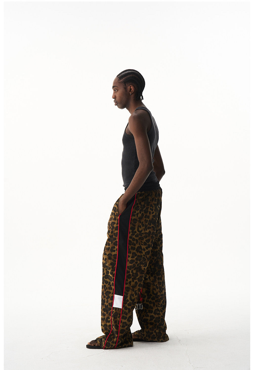 Leopard Print Casual Pants