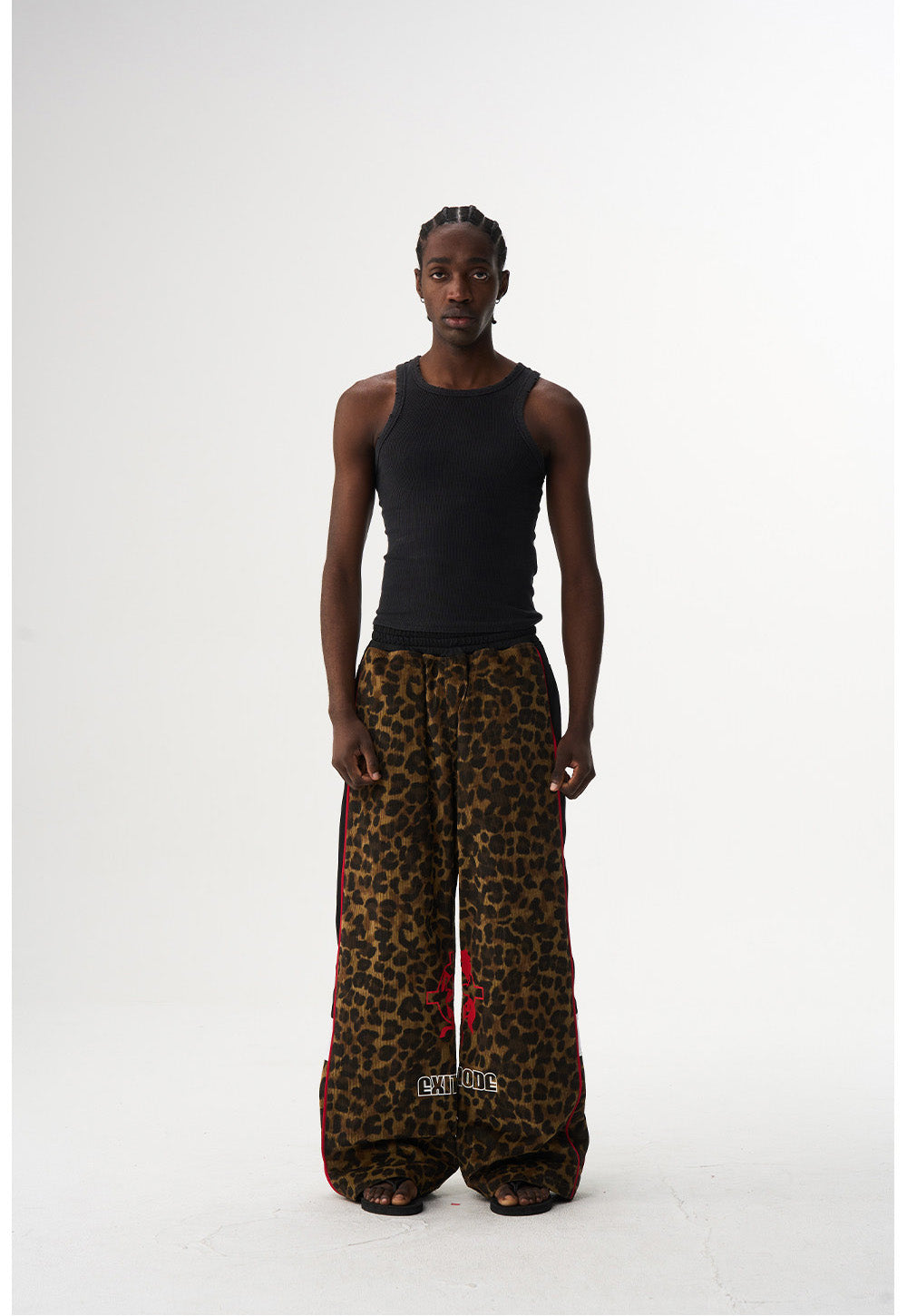 Leopard Print Casual Pants