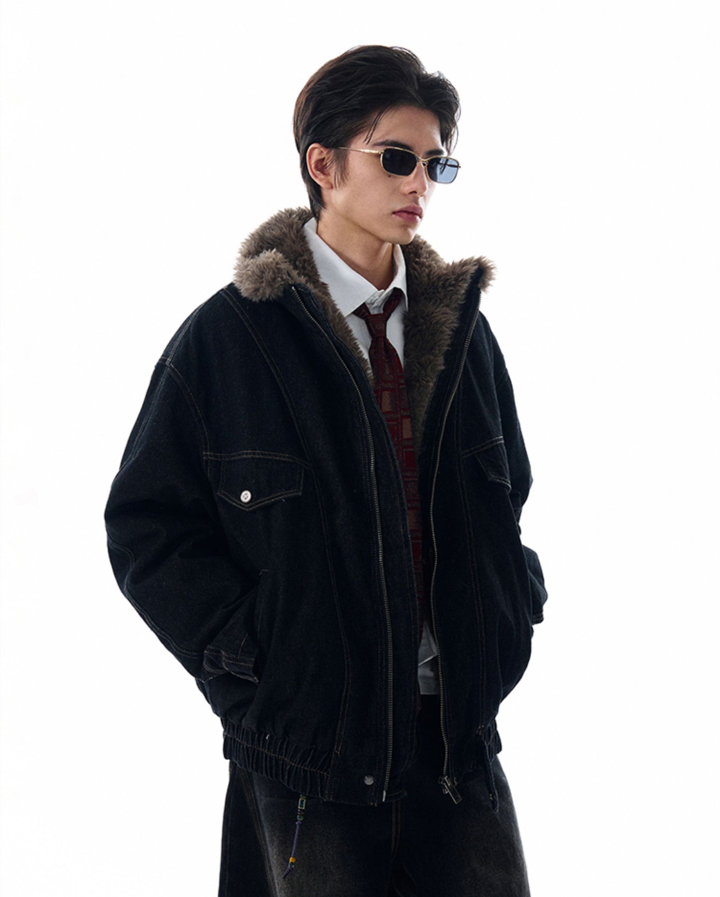 Heavy Washed Denim Jacket