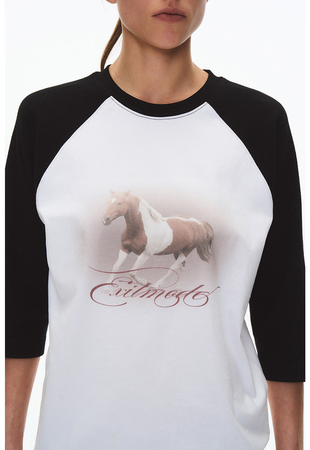 Patchwork Raglan T-shirt