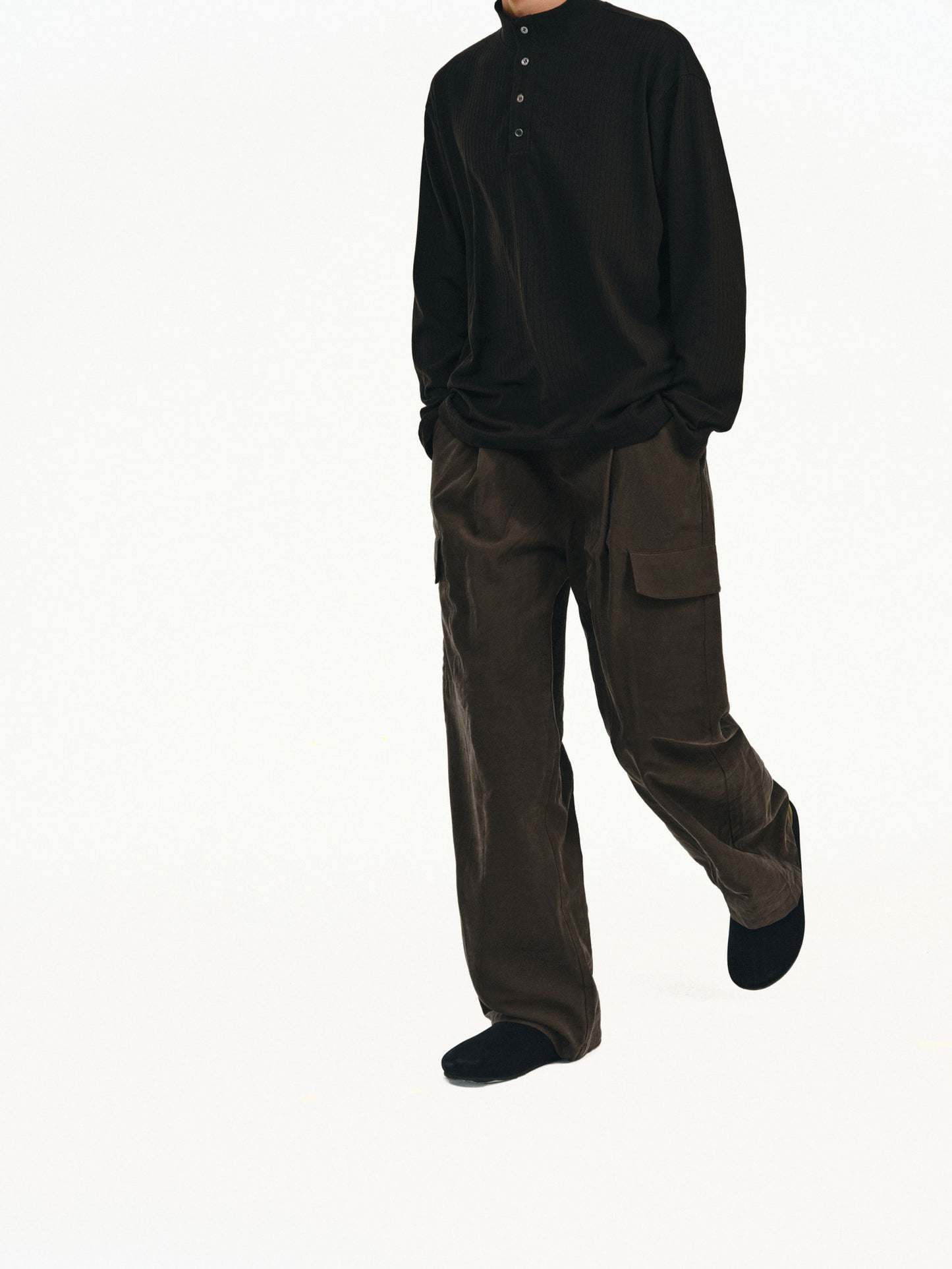 Half-High Collar Shirt