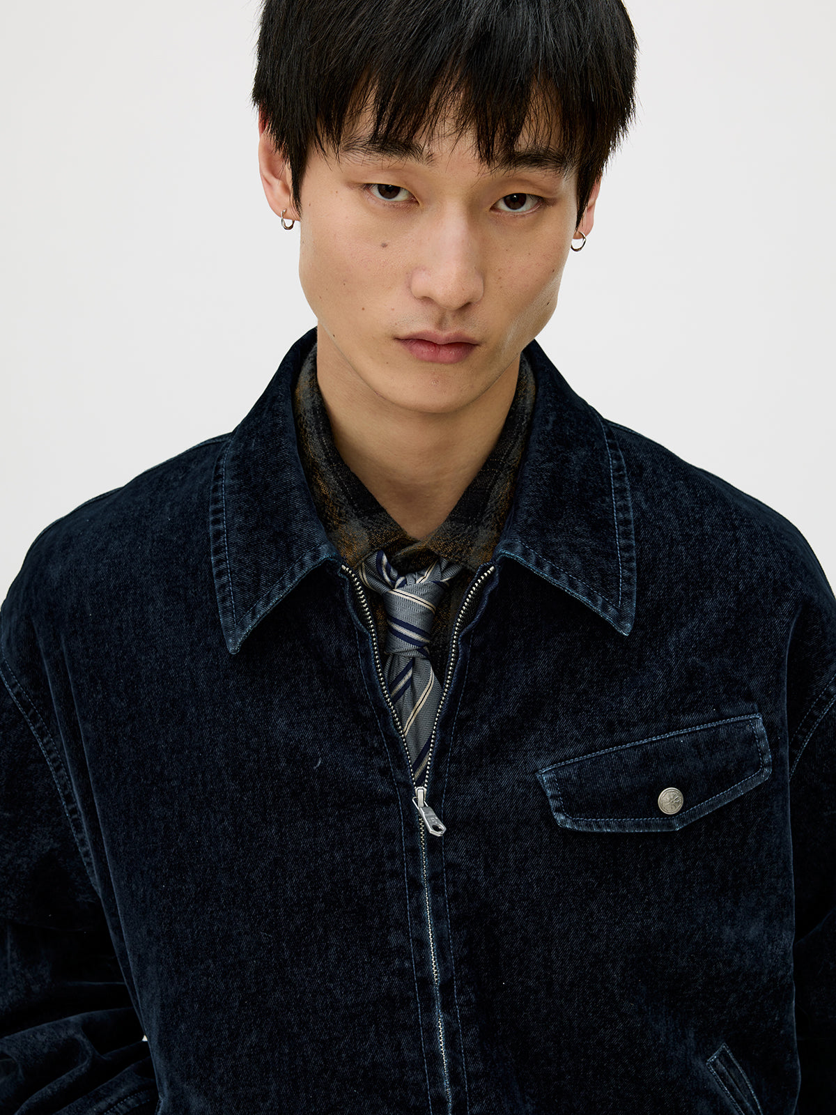 Flock Denim Bomber Jacket