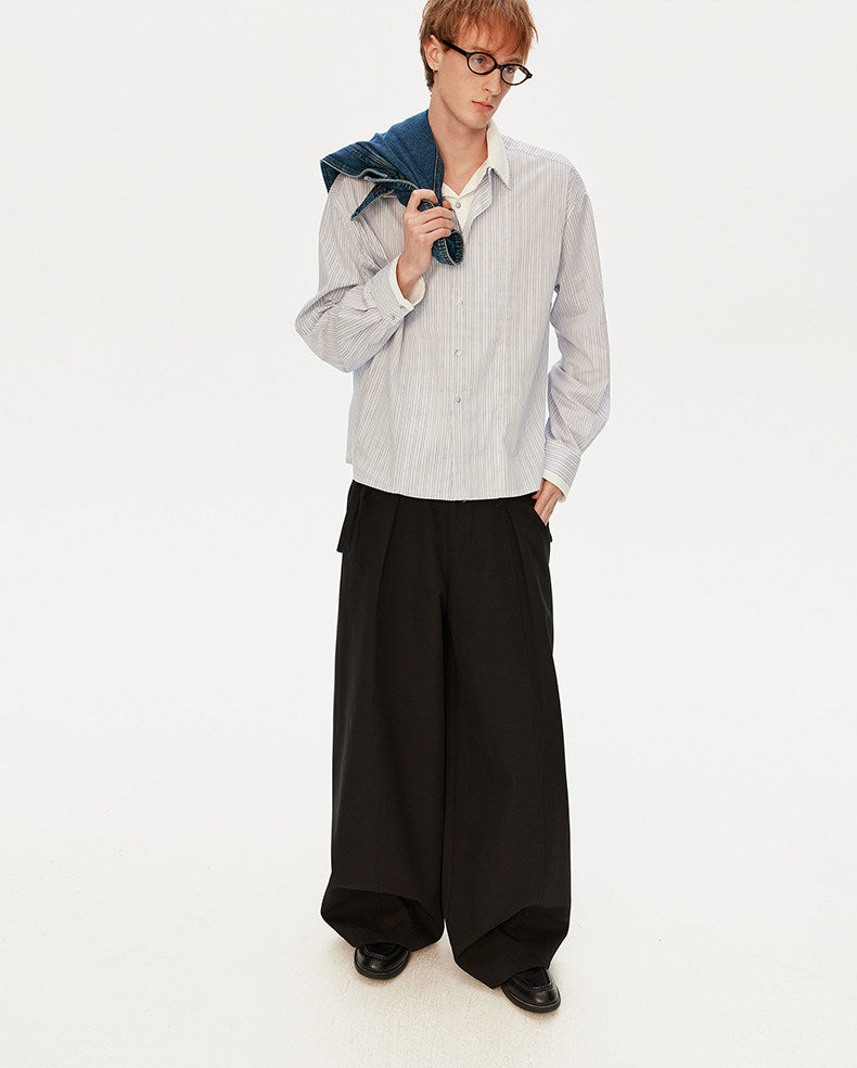 조절 가능한 허리 밴드가 있는 캐주얼 팬츠