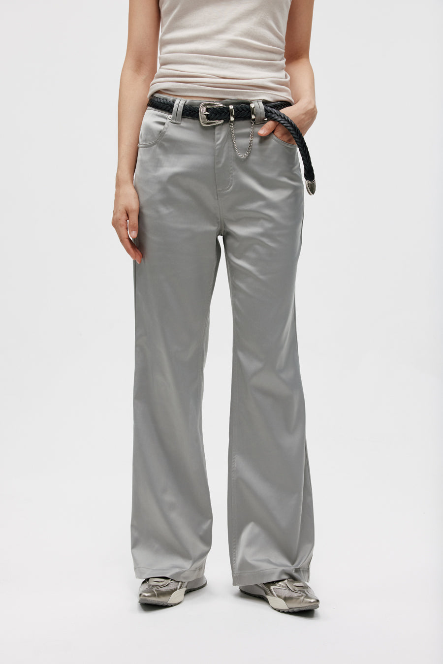 Basic silhouette boot pants