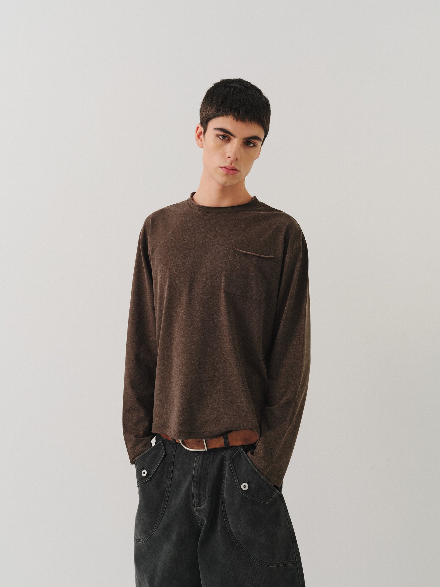 Rolled Hem All-Purpose T-Shirt