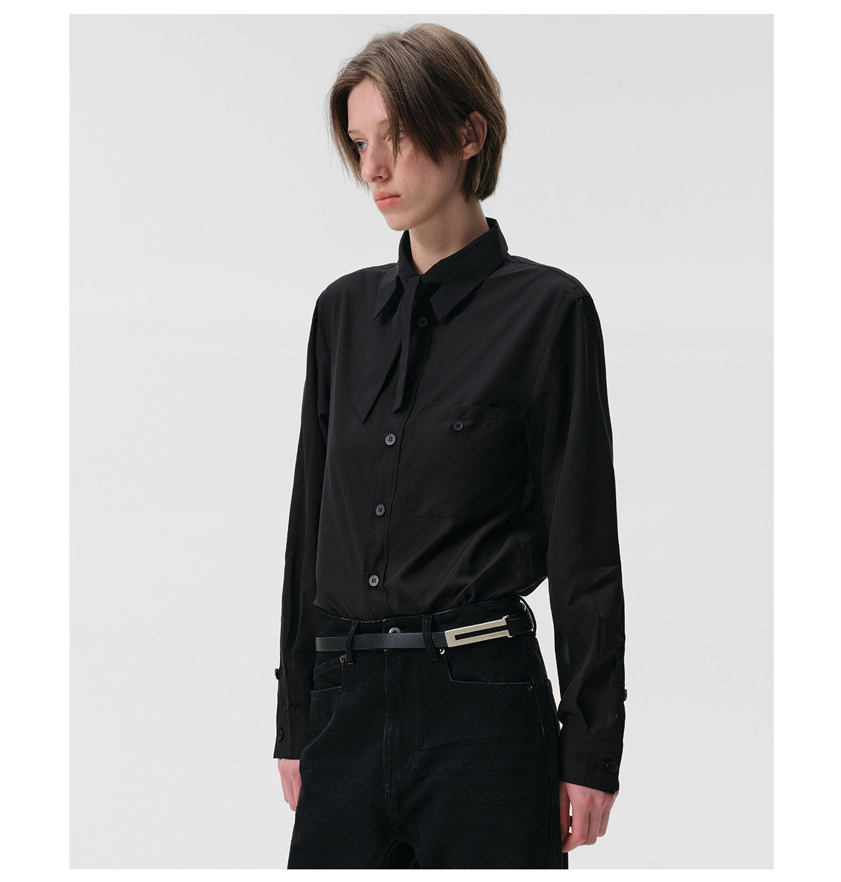 Shirt with a Scarf