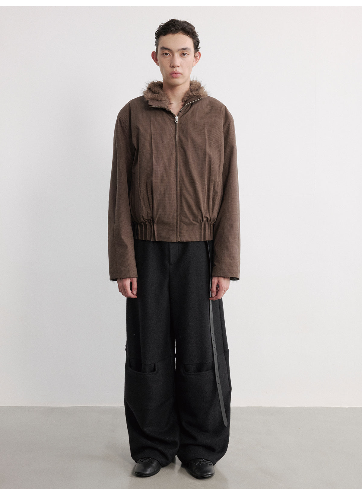 Reversible 3D Pleated Jacket