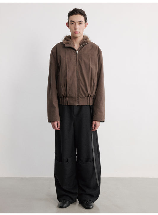 Reversible 3D Pleated Jacket