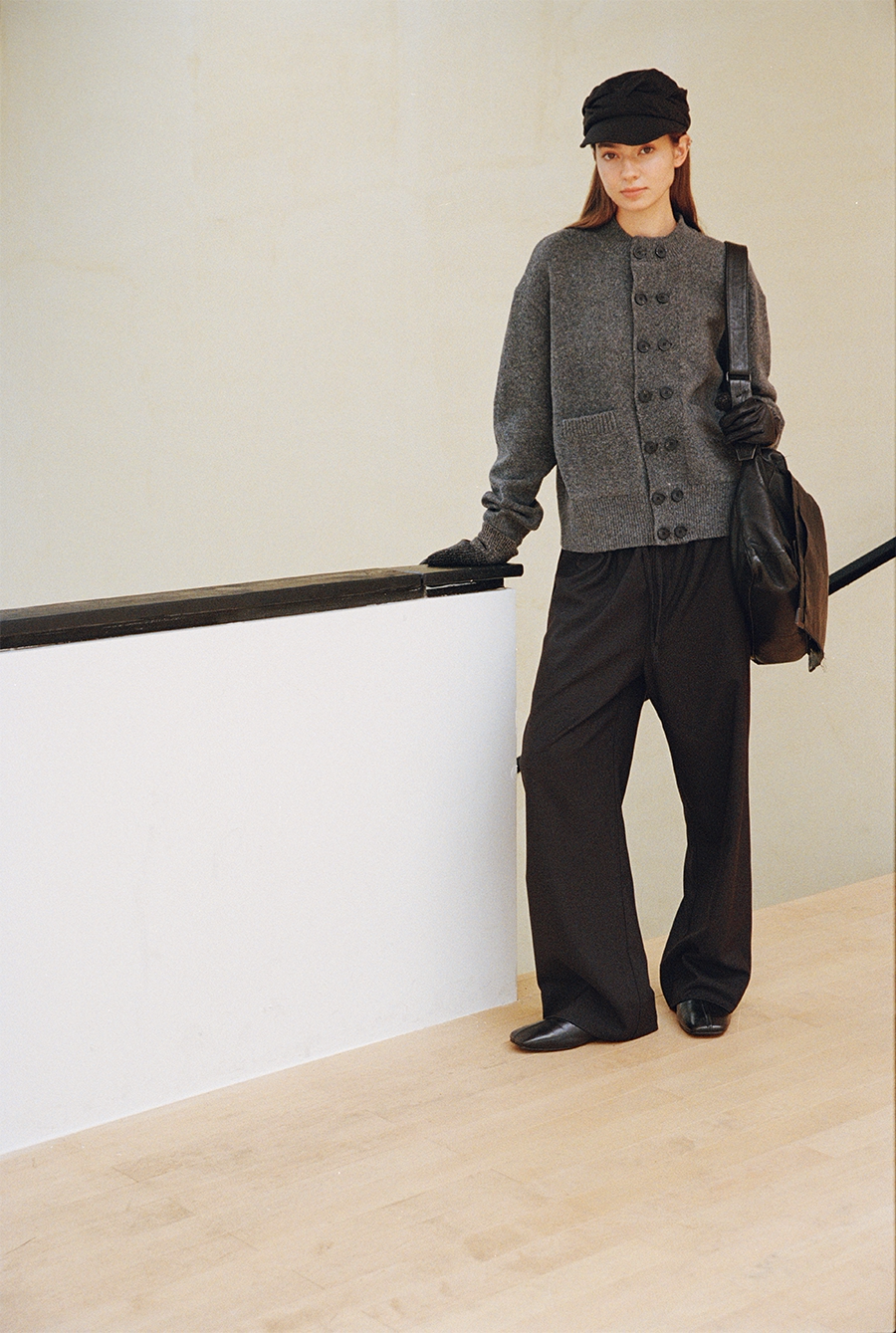 Double-breasted cardigan