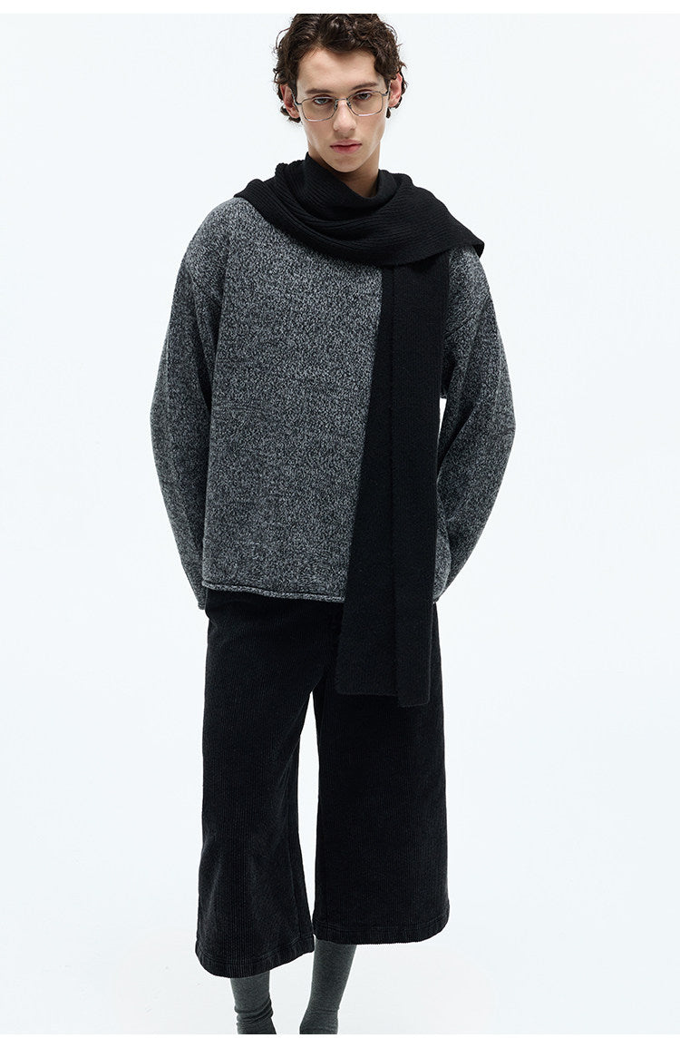 Classic Narrow Crew Neck Sweater