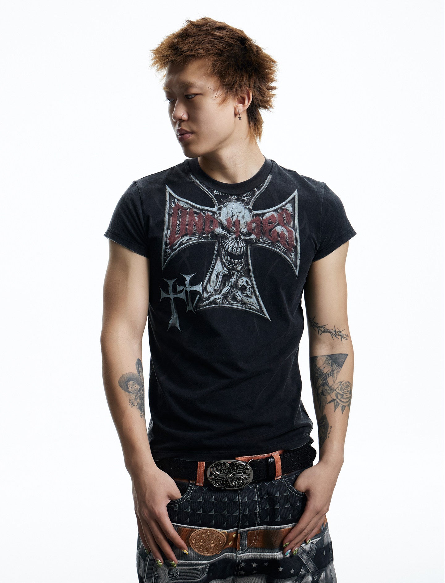 Graffiti-Print T-Shirt
