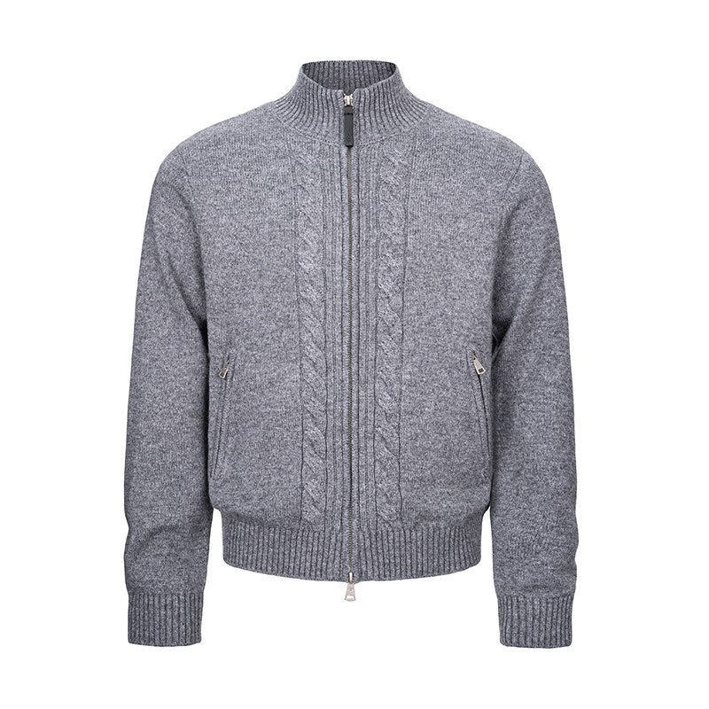 Warm Jacquard Cardigan