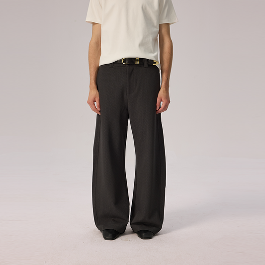 Scimitar Pleats Casual Pants