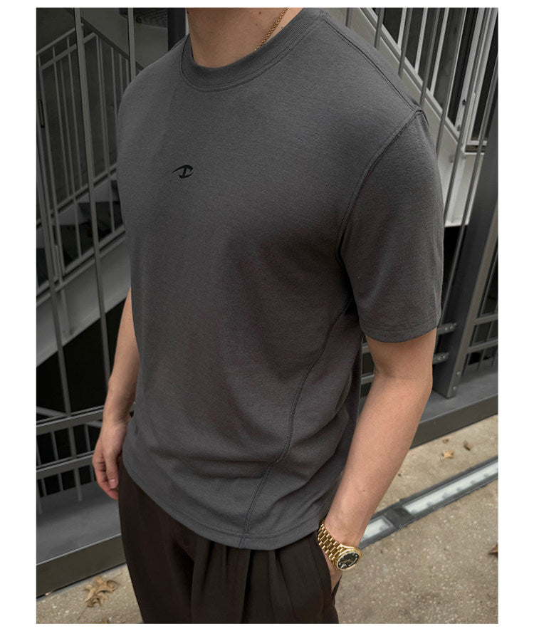 Round-Neck T-Shirt with a Single Design