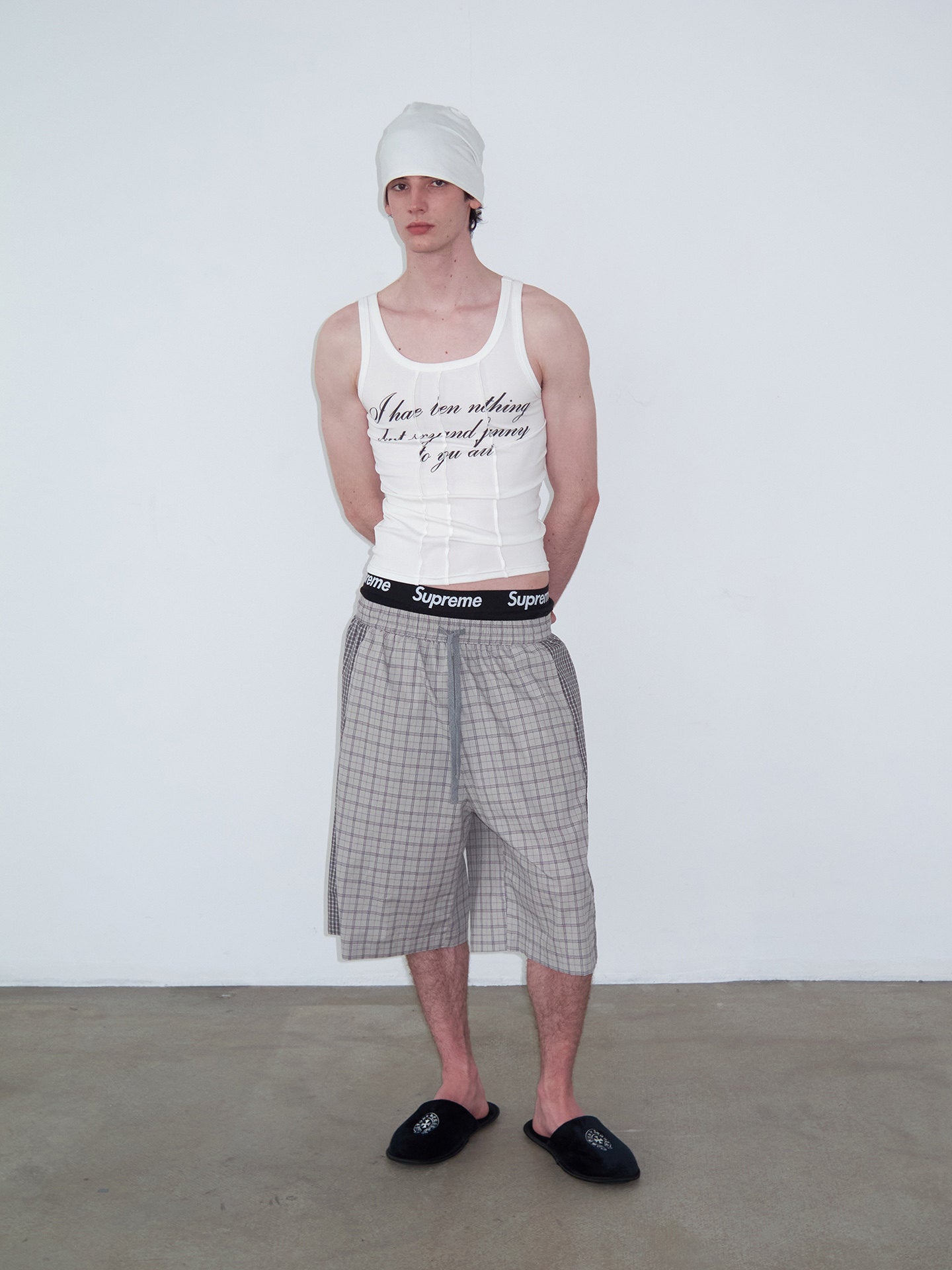 Patchwork Crew-Neck Tank Top