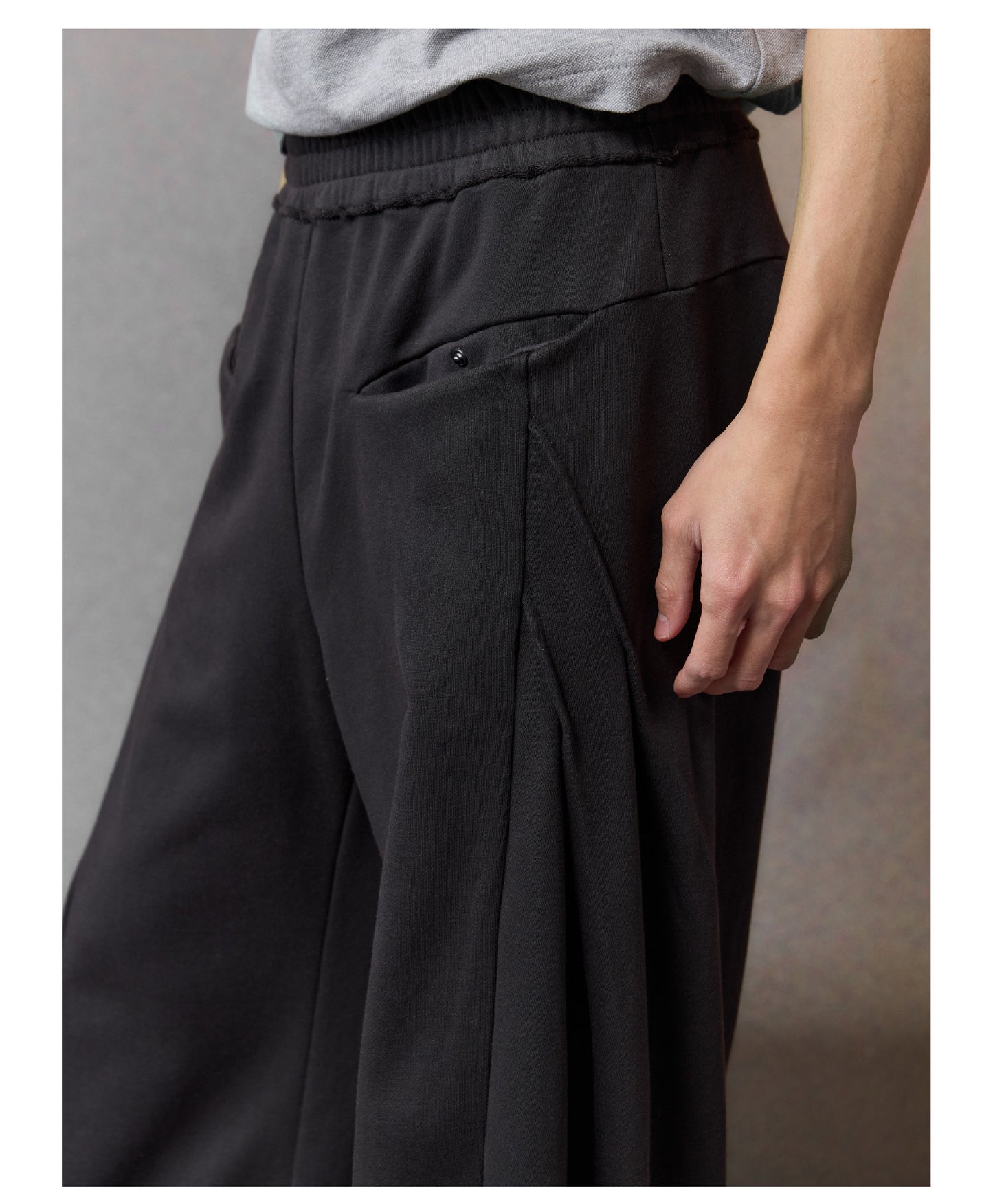 Pleated Thermitor-Style Sweatpants