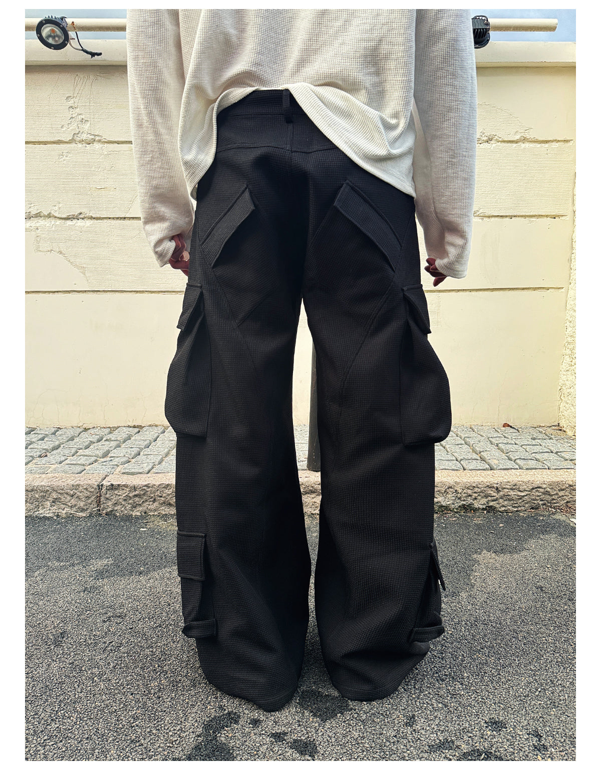 Multi-pocket casual pants