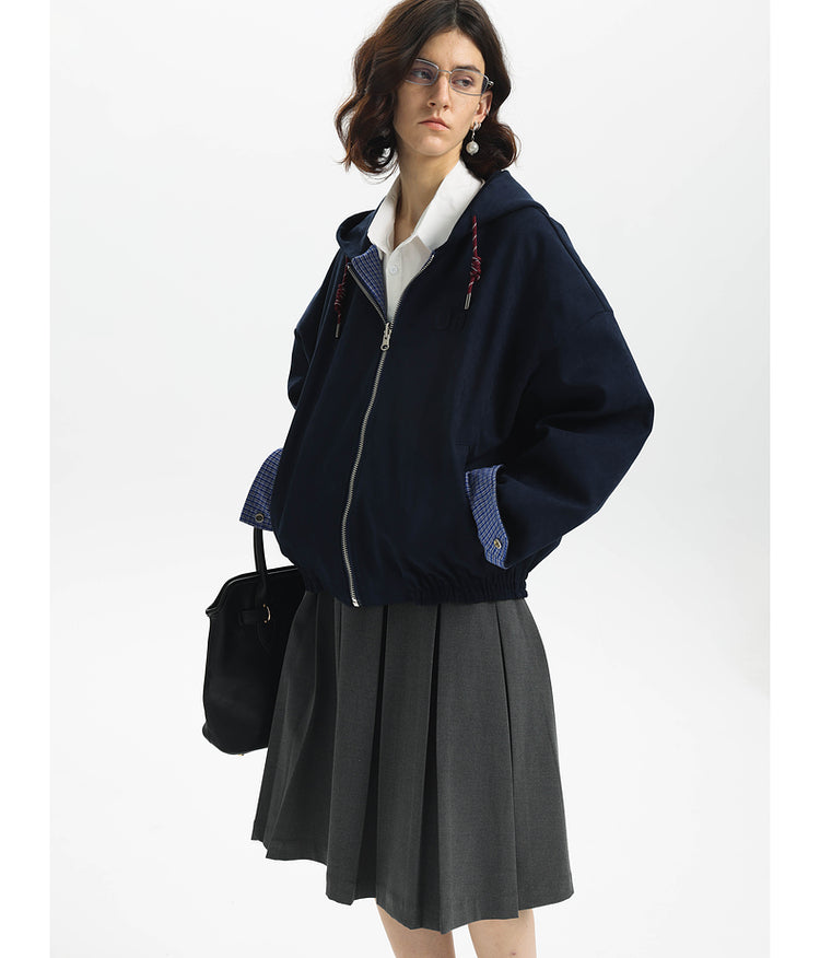 Reversible Checked Jacket