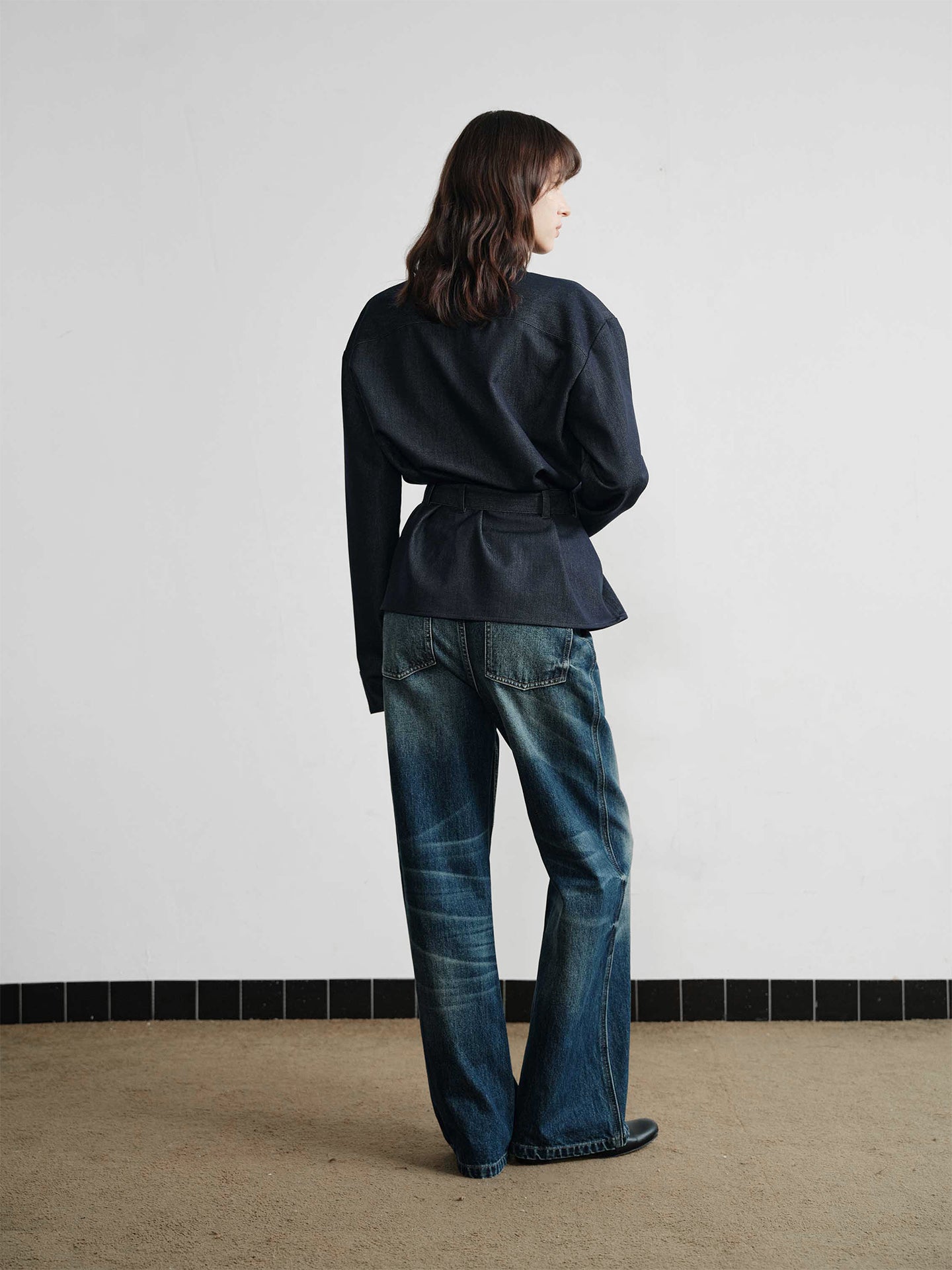 Butterfly Wing Denim Pants